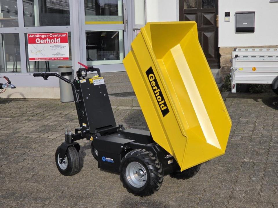 Black Friday Dumper Minidumper Mulde 500kg 48V Elektroschubkarre - Mini-Kipper: das Bild 1 Black Friday Dumper Minidumper Mulde 500kg 48V Elektroschubkarre - Mini-Kipper: das Bild 1