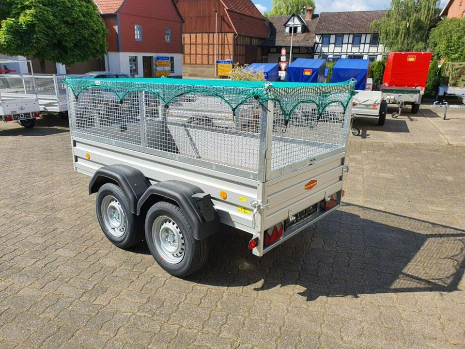 Böckmann PKW Anhänger, 2000 kg, Tandem, neu, Gitteraufbau - Pritschenanhänger/ Plattformanhänger: das Bild 3 Böckmann PKW Anhänger, 2000 kg, Tandem, neu, Gitteraufbau - Pritschenanhänger/ Plattformanhänger: das Bild 3