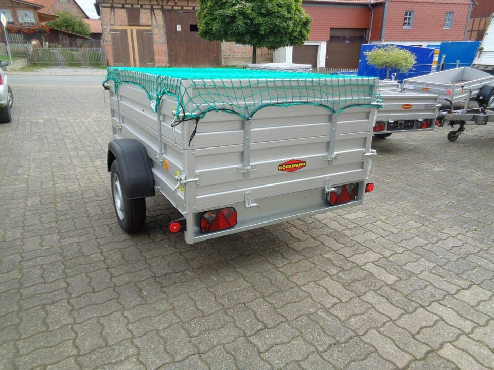 Böckmann PKW-Anhänger, 750 kg, Kastenaufsatz, Containernetz - PKW Anhänger: das Bild 4 Böckmann PKW-Anhänger, 750 kg, Kastenaufsatz, Containernetz - PKW Anhänger: das Bild 4