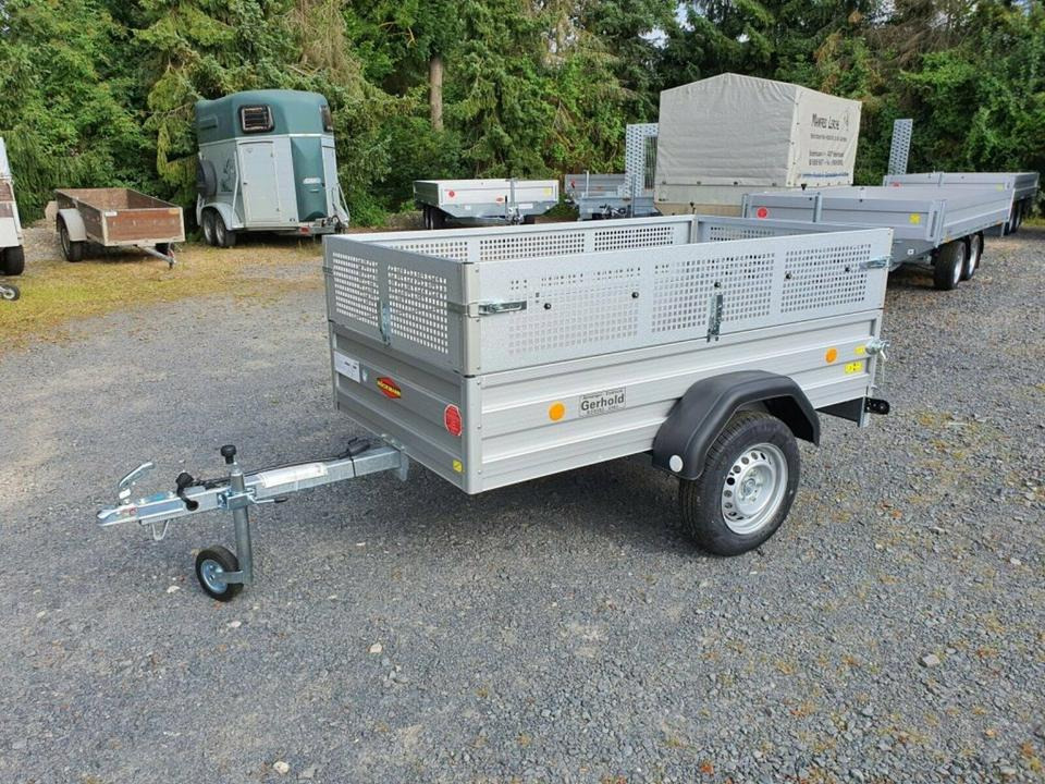 Böckmann PKW-Anhänger , 750kg Gitteraufbau Stützrad - PKW Anhänger: das Bild 2 Böckmann PKW-Anhänger , 750kg Gitteraufbau Stützrad - PKW Anhänger: das Bild 2