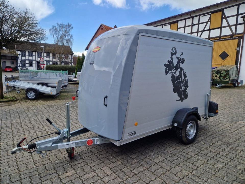 Kofferanhänger Motorradanhänger Mietanhänger Umzug Leihanhänger - Motorradanhänger: das Bild 1 Kofferanhänger Motorradanhänger Mietanhänger Umzug Leihanhänger - Motorradanhänger: das Bild 1