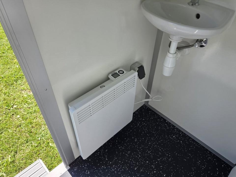 Wohncontainer, Anhänger Toilettenwagen Sanitär-Anhänger WC Wagen 2xD, 1xH+2U: das Bild 9