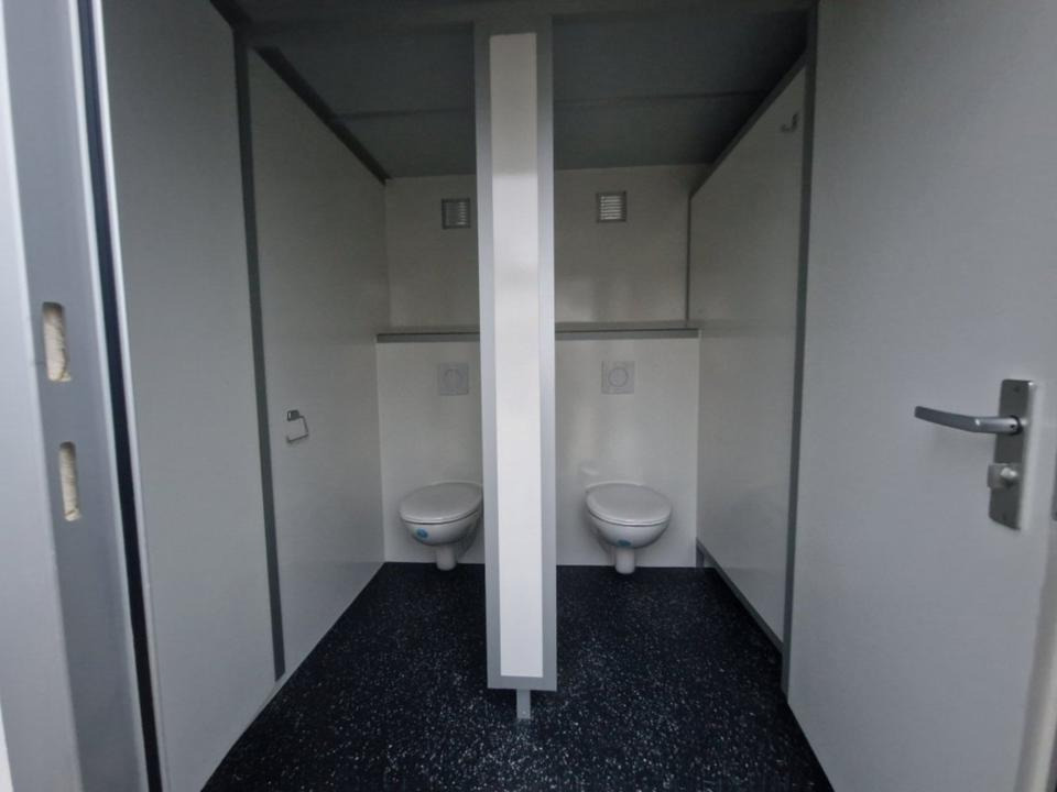 Wohncontainer, Anhänger Toilettenwagen Sanitär-Anhänger WC Wagen 3xD, 1xH+3U: das Bild 7