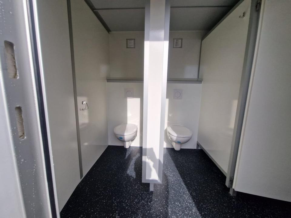 Wohncontainer, Anhänger Toilettenwagen Sanitär-Anhänger WC Wagen 3xD, 1xH+3U: das Bild 11