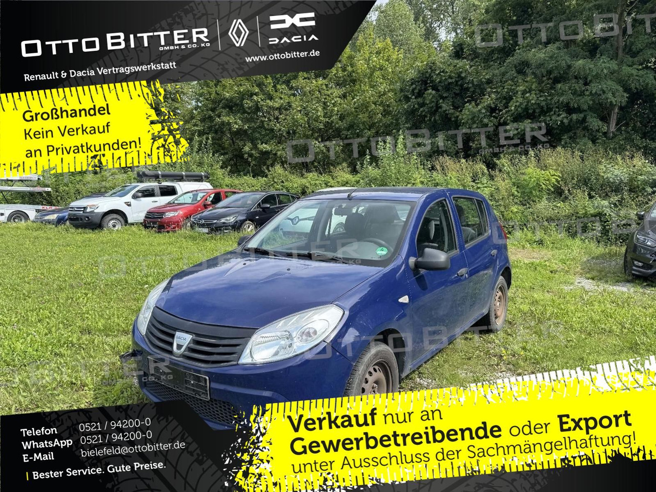 PKW Dacia Sandero 1.4 +ZAHNRIEMEN GERISSEN+: das Bild 1