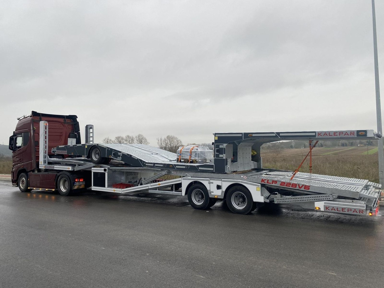 KALEPAR KLP228V6 6er-Autotransporter VDI2700 - Autotransporter Auflieger: das Bild 2 KALEPAR KLP228V6 6er-Autotransporter VDI2700 - Autotransporter Auflieger: das Bild 2