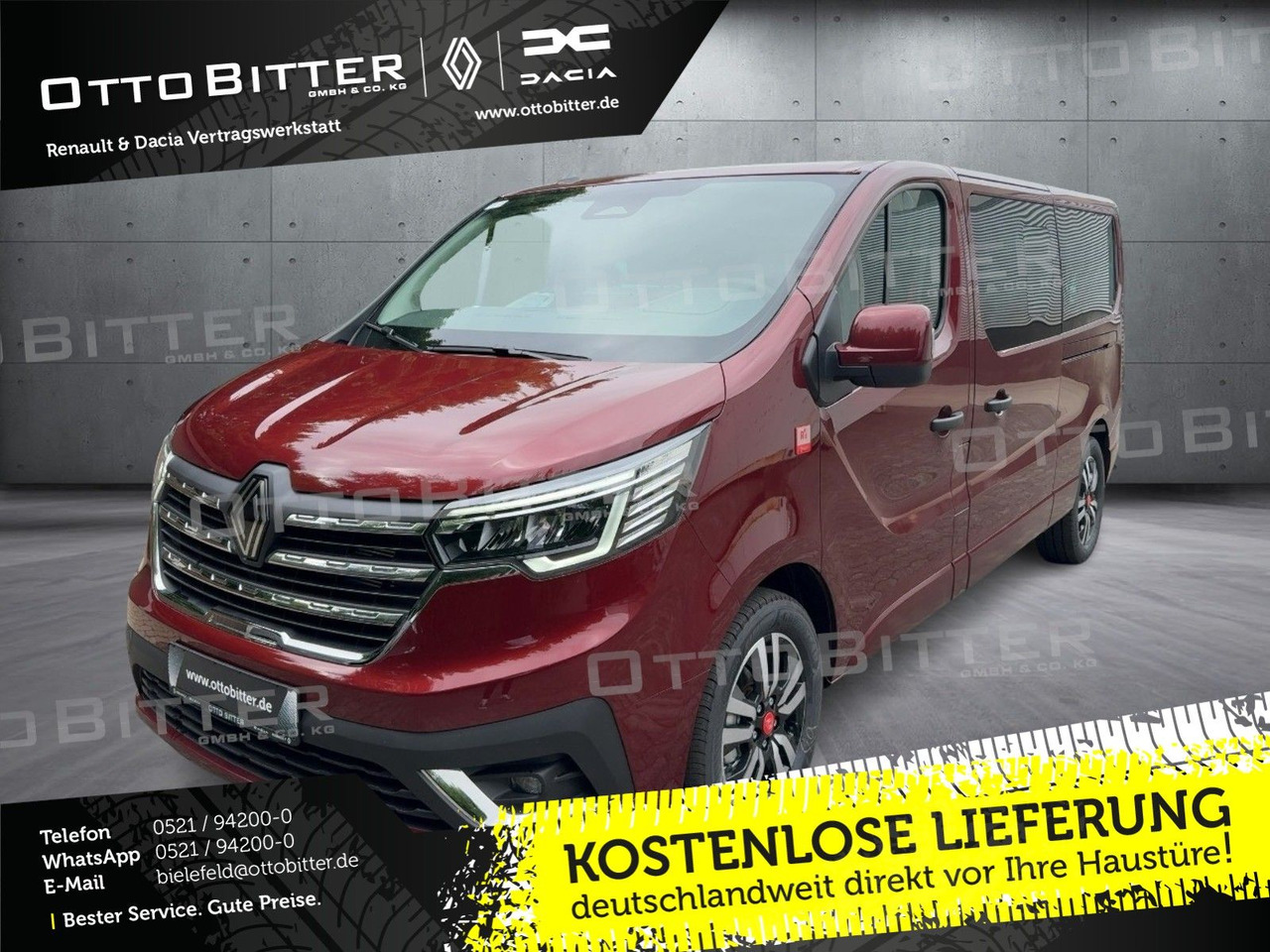 Renault Trafic Grand RED EDITION L2H1 dCi150 9-AUTOMATIK - Personentransporter: das Bild 1 Renault Trafic Grand RED EDITION L2H1 dCi150 9-AUTOMATIK - Personentransporter: das Bild 1