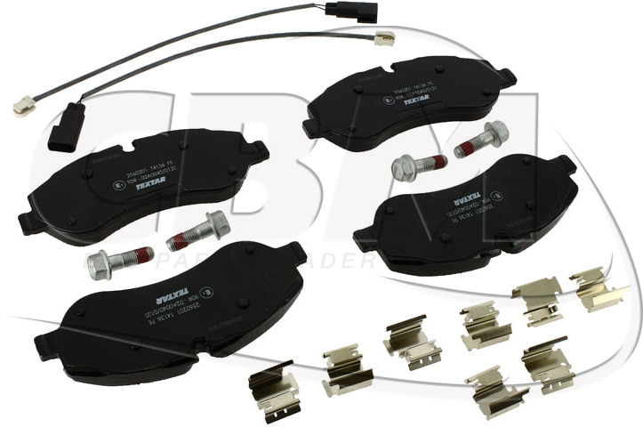 TEXTAR FRONT BRAKE PAD - MERCEDES MAN NEOPLAN VOLVO IRISBUS - IVECO - RVI (A0002777531 | N1014007802 | 14007802 | 11704340 | 8551052 | 503136162 | 5010393879) - Bremsklötze für Bus: das Bild 1 TEXTAR FRONT BRAKE PAD - MERCEDES MAN NEOPLAN VOLVO IRISBUS - IVECO - RVI (A0002777531 | N1014007802 | 14007802 | 11704340 | 8551052 | 503136162 | 5010393879) - Bremsklötze für Bus: das Bild 1