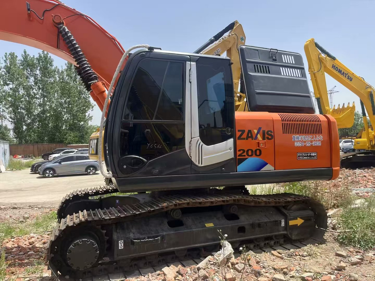 HITACHI ZX200 - Kettenbagger: das Bild 4 HITACHI ZX200 - Kettenbagger: das Bild 4