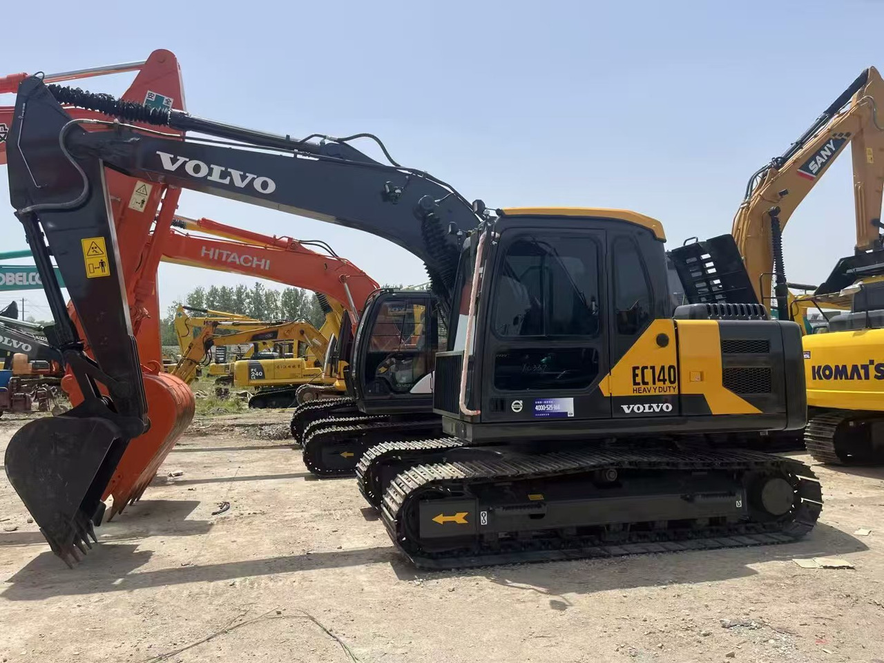 VOLVO EC140 - Kettenbagger: das Bild 2 VOLVO EC140 - Kettenbagger: das Bild 2