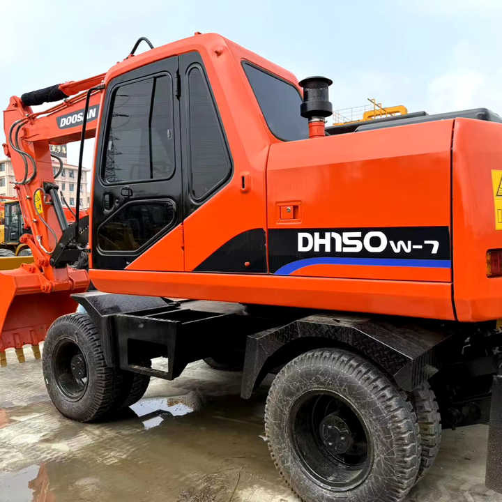 90% Brand New Doosan Brand Dh150w-7 Wheel Excavator in Stock Used Korea Brand Doosan Dh55 Dh60 Dh150 Dh210 Excavator for Sale - Mobilbagger: das Bild 1 90% Brand New Doosan Brand Dh150w-7 Wheel Excavator in Stock Used Korea Brand Doosan Dh55 Dh60 Dh150 Dh210 Excavator for Sale - Mobilbagger: das Bild 1