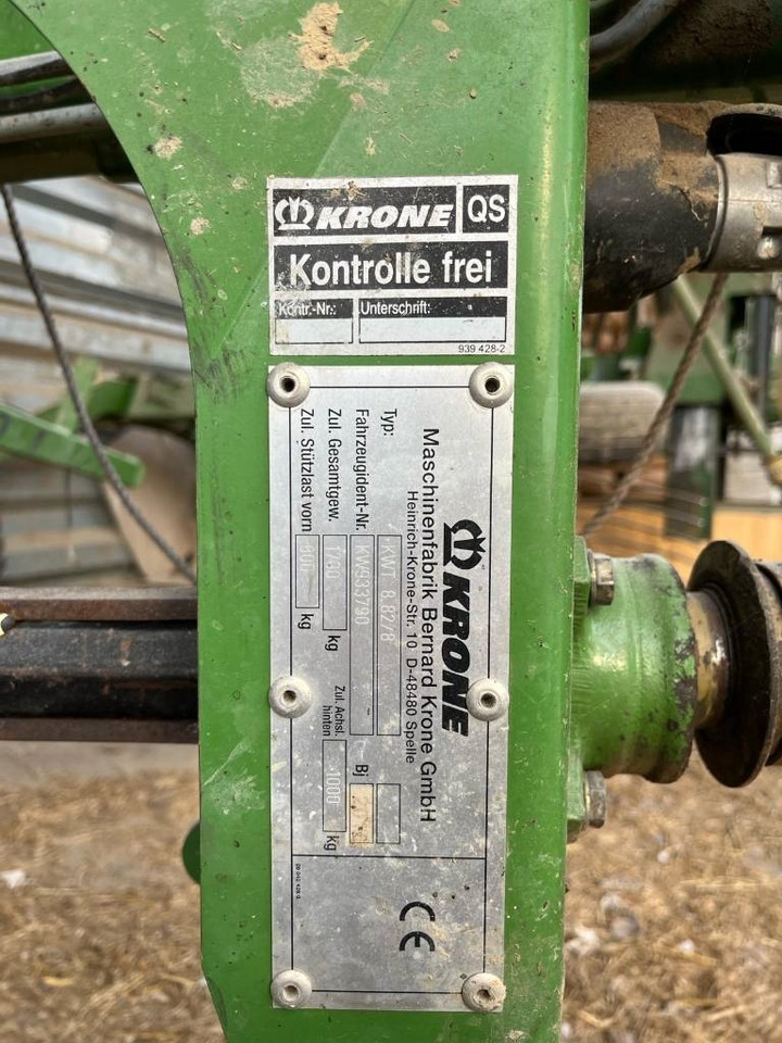 Krone KWT 882 - Heuwender/ Wenderechen: das Bild 4 Krone KWT 882 - Heuwender/ Wenderechen: das Bild 4