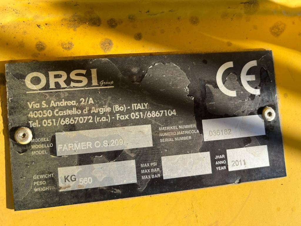 Orsi FARMER OS 209 - Mähwerk: das Bild 2 Orsi FARMER OS 209 - Mähwerk: das Bild 2