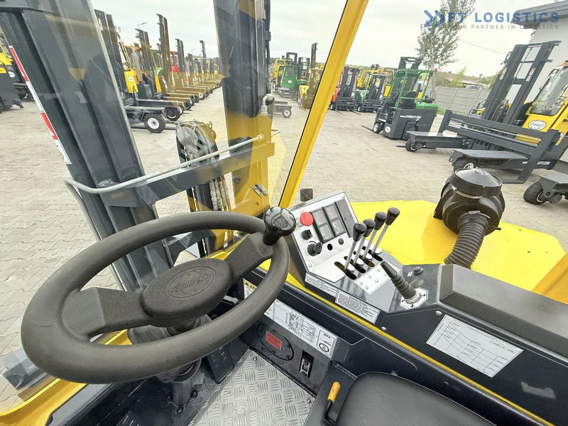 Vierwegstapler Combilift CB2500 / DUPLEX / 4100MM / DIESEL / FREE LIFT / FORK POSITIONER / SIDE SHIFT / LIKE NEW / Wide range of four-way and side loader: das Bild 13