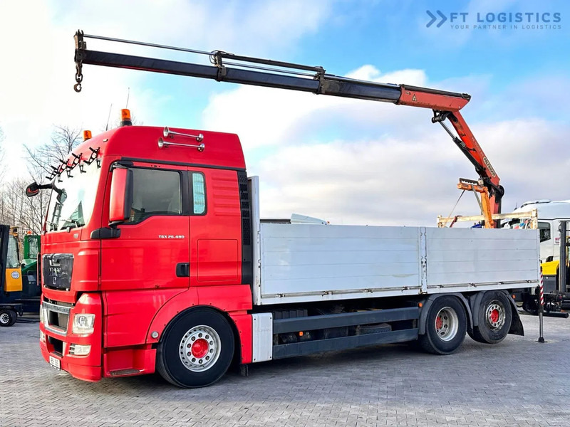 MAN TGX 26.480 Ciężarówka burtowa MAN TGX 26.480 6X2 / PALFINGER PK9002-EH B Crane / 80% Michelin Tire Dodać do ulubionych - Autokran: das Bild 1 MAN TGX 26.480 Ciężarówka burtowa MAN TGX 26.480 6X2 / PALFINGER PK9002-EH B Crane / 80% Michelin Tire Dodać do ulubionych - Autokran: das Bild 1