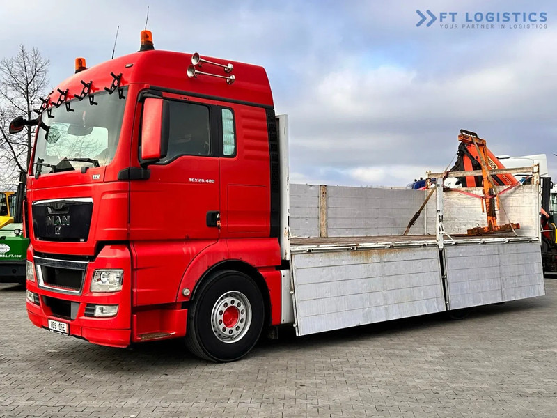 MAN TGX 26.480 Ciężarówka burtowa MAN TGX 26.480 6X2 / PALFINGER PK9002-EH B Crane / 80% Michelin Tire Dodać do ulubionych - Autokran: das Bild 2 MAN TGX 26.480 Ciężarówka burtowa MAN TGX 26.480 6X2 / PALFINGER PK9002-EH B Crane / 80% Michelin Tire Dodać do ulubionych - Autokran: das Bild 2