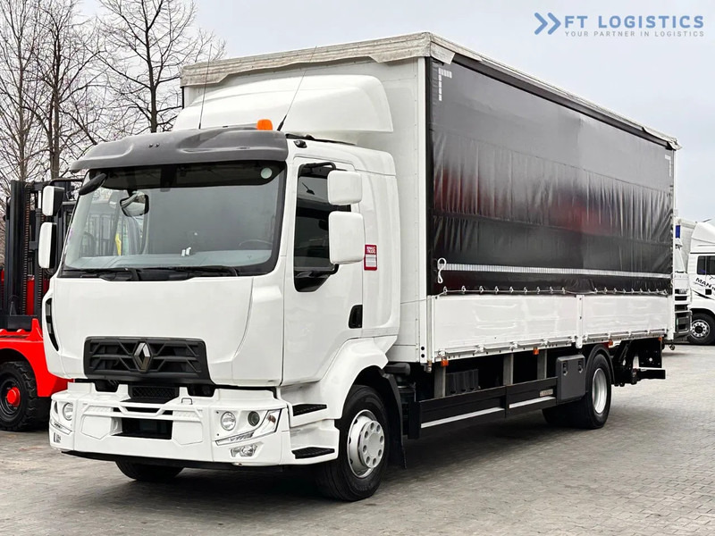 Renault Midlum 250 Renault D 250 / AUTOMATIC / 4X2 / 18 PALLETS / TAIL LIFT / SIDE BOARDS / curtainsider truck - Plane LKW: das Bild 2 Renault Midlum 250 Renault D 250 / AUTOMATIC / 4X2 / 18 PALLETS / TAIL LIFT / SIDE BOARDS / curtainsider truck - Plane LKW: das Bild 2