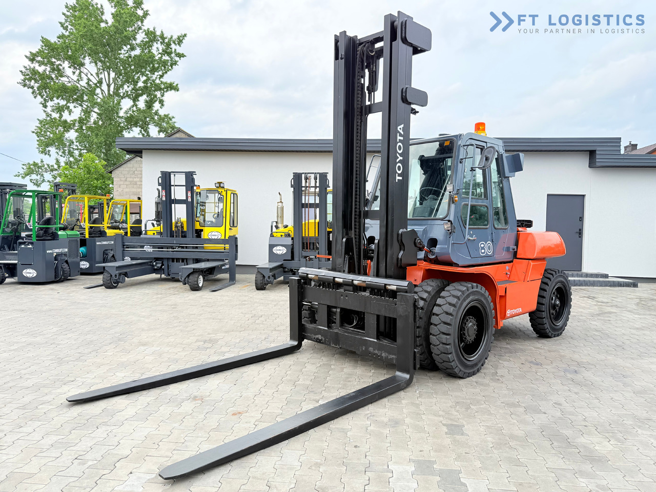 TOYOTA 60-5FD80 / DIESEL / DUPLEX - 4500MM / NEW TYRES / HEATED CABIN / 8 TON / UDT / EXCELLENT CONDITION - Dieselstapler: das Bild 2 TOYOTA 60-5FD80 / DIESEL / DUPLEX - 4500MM / NEW TYRES / HEATED CABIN / 8 TON / UDT / EXCELLENT CONDITION - Dieselstapler: das Bild 2