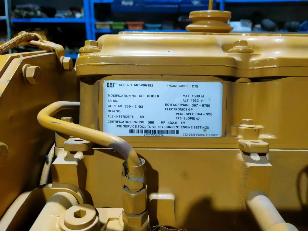 CATERPILLAR C15 - Motor für Bagger: das Bild 5 CATERPILLAR C15 - Motor für Bagger: das Bild 5