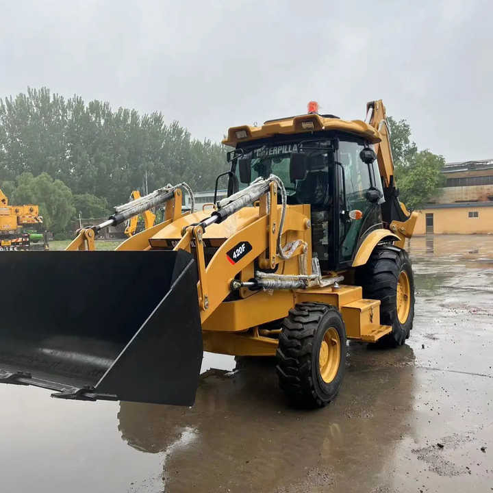 Used Wheel Loader CAT420F Caterpillar 420F Construction Machinery Mini Wheel Skid Steer Loader in Stock - Radlader: das Bild 1 Used Wheel Loader CAT420F Caterpillar 420F Construction Machinery Mini Wheel Skid Steer Loader in Stock - Radlader: das Bild 1