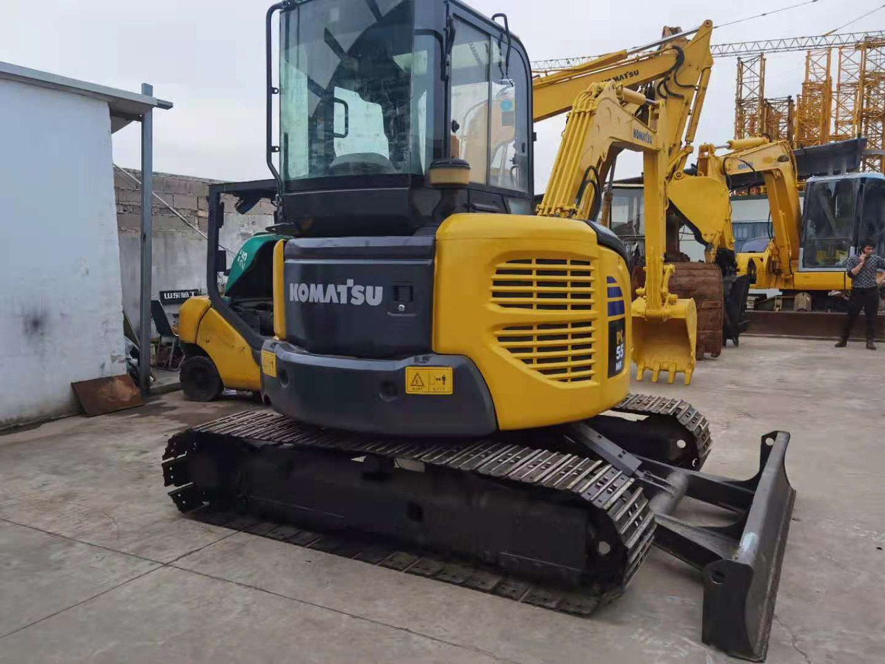 KOMATSU PC55 - Kettenbagger: das Bild 1 KOMATSU PC55 - Kettenbagger: das Bild 1