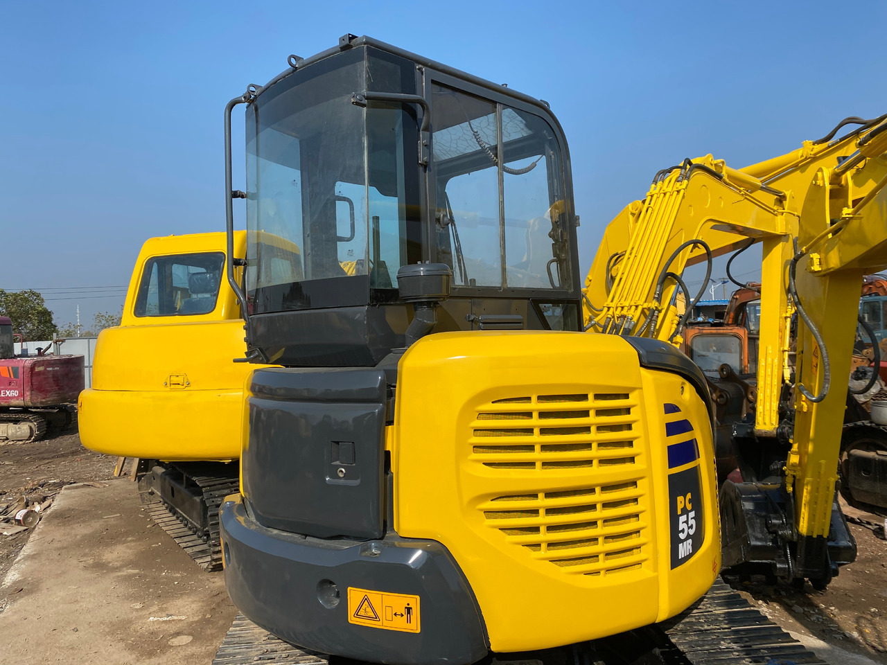 KOMATSU PC55MR - Kettenbagger: das Bild 4 KOMATSU PC55MR - Kettenbagger: das Bild 4
