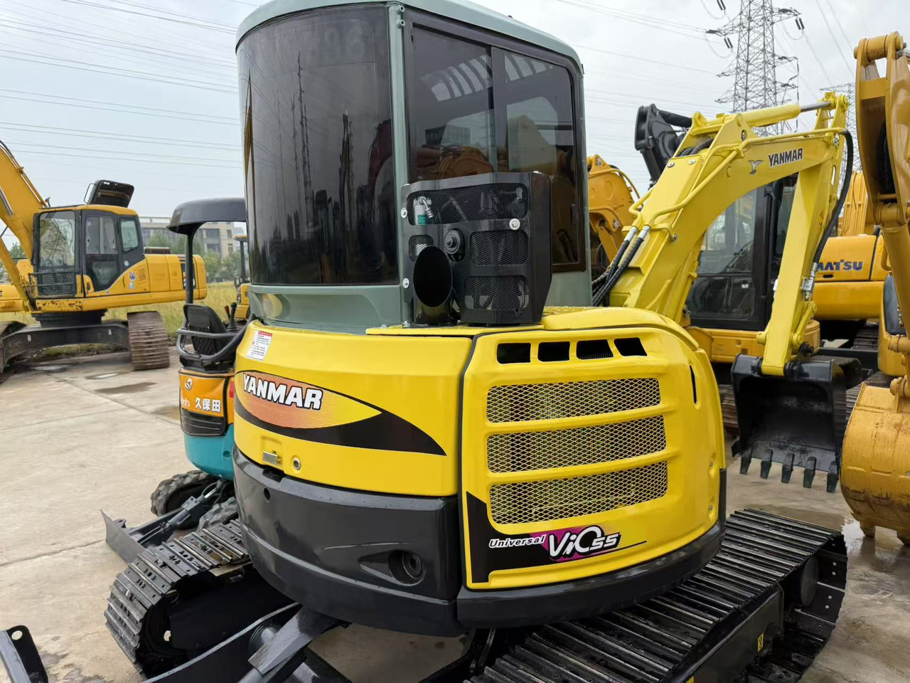 Yanmer VIO55 - Kettenbagger: das Bild 4 Yanmer VIO55 - Kettenbagger: das Bild 4