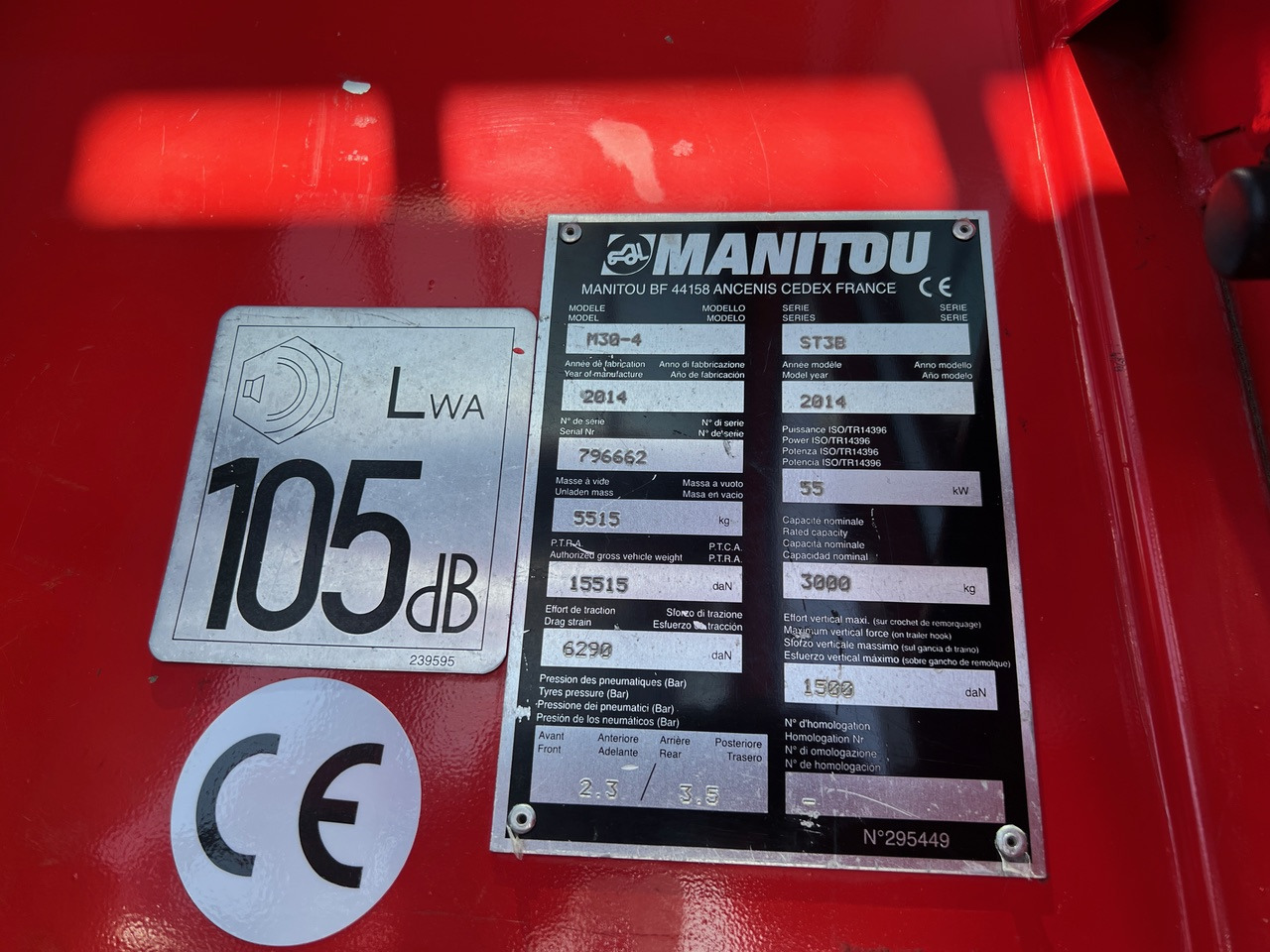 MANITOU M30-4 ST3B - Geländestapler: das Bild 5 MANITOU M30-4 ST3B - Geländestapler: das Bild 5