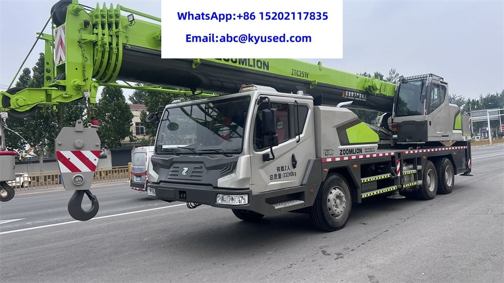 ZOOMLION ZTC251V QY25V 25TON 30TON 35TON 40TON 50TON 55TON 70TON 80TON 100T - Mobilkran: das Bild 1 ZOOMLION ZTC251V QY25V 25TON 30TON 35TON 40TON 50TON 55TON 70TON 80TON 100T - Mobilkran: das Bild 1