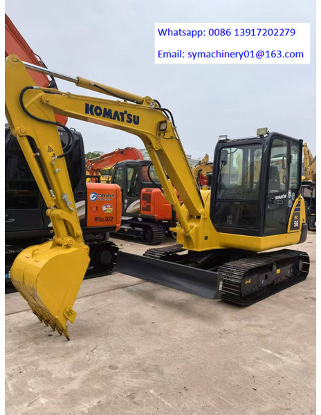 Komatsu PC56 - Minibagger: das Bild 5 Komatsu PC56 - Minibagger: das Bild 5