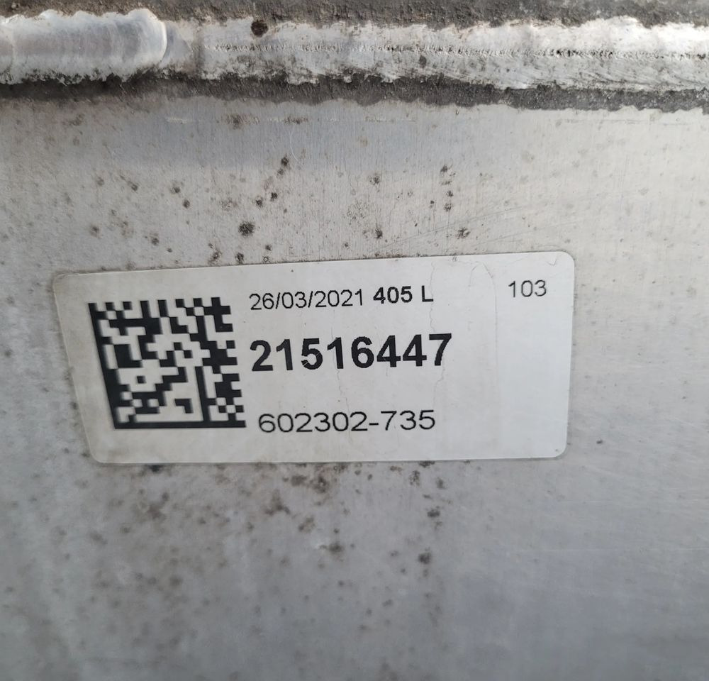 ZBIORNIK PALIWA VOLVO FH4 21516447 405L ORYGINAŁ CHWALIM116 - Kraftstofftank für LKW: das Bild 4 ZBIORNIK PALIWA VOLVO FH4 21516447 405L ORYGINAŁ CHWALIM116 - Kraftstofftank für LKW: das Bild 4