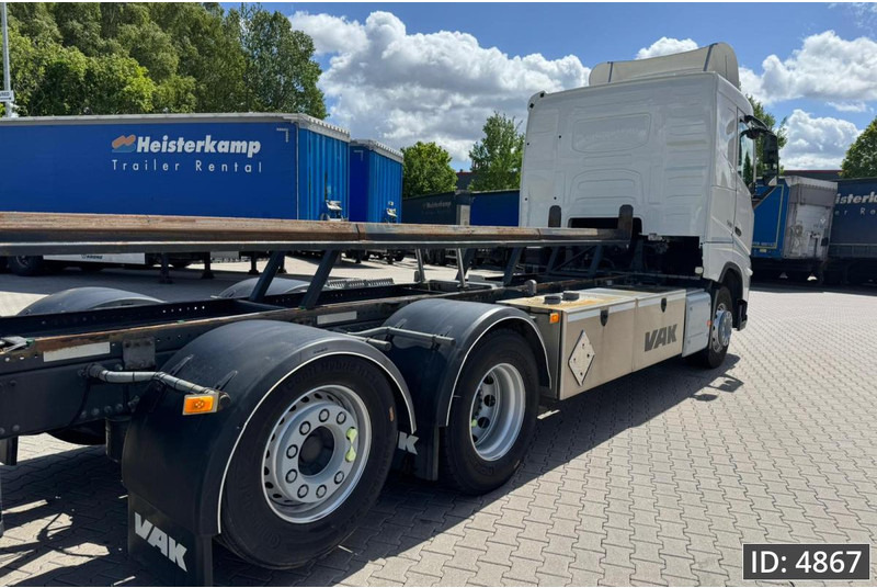 Volvo FH 500 Globetrotter, Euro 6, / 6x2 / Hydraulic body / frame 7.4 m / Tail lift - Containerwagen/ Wechselfahrgestell LKW: das Bild 4 Volvo FH 500 Globetrotter, Euro 6, / 6x2 / Hydraulic body / frame 7.4 m / Tail lift - Containerwagen/ Wechselfahrgestell LKW: das Bild 4