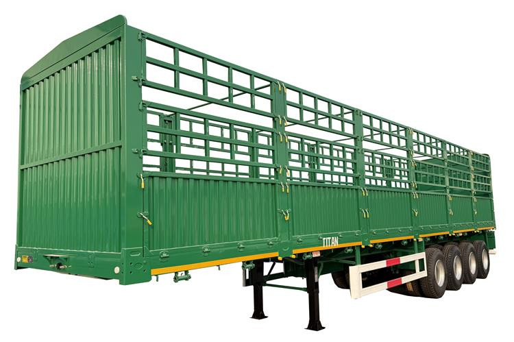 TITAN 4 Axle 80 Ton Livestock Semi Trailer for Sale In Sudan - Tiertransporter Auflieger: das Bild 4 TITAN 4 Axle 80 Ton Livestock Semi Trailer for Sale In Sudan - Tiertransporter Auflieger: das Bild 4