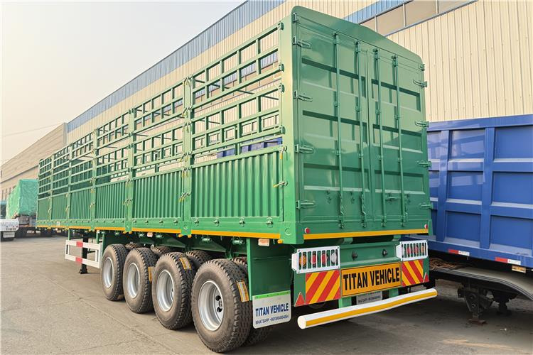 TITAN 4 Axle 80 Ton Livestock Semi Trailer for Sale In Sudan - Tiertransporter Auflieger: das Bild 2 TITAN 4 Axle 80 Ton Livestock Semi Trailer for Sale In Sudan - Tiertransporter Auflieger: das Bild 2