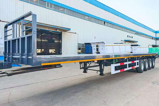 TITAN 4 Axle Flatbed Trailer for Sale in Zimbabwe - Pritschenauflieger/ Plattformauflieger: das Bild 1 TITAN 4 Axle Flatbed Trailer for Sale in Zimbabwe - Pritschenauflieger/ Plattformauflieger: das Bild 1
