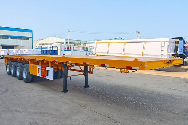 TITAN 4 Axle Heavy Duty Flatbed Trailer for Sale in Mali - Pritschenauflieger/ Plattformauflieger: das Bild 1 TITAN 4 Axle Heavy Duty Flatbed Trailer for Sale in Mali - Pritschenauflieger/ Plattformauflieger: das Bild 1