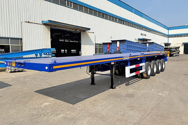 TITAN Heavy Duty 4 Axle Flatbed Trailer in Guam - Pritschenauflieger/ Plattformauflieger: das Bild 1 TITAN Heavy Duty 4 Axle Flatbed Trailer in Guam - Pritschenauflieger/ Plattformauflieger: das Bild 1