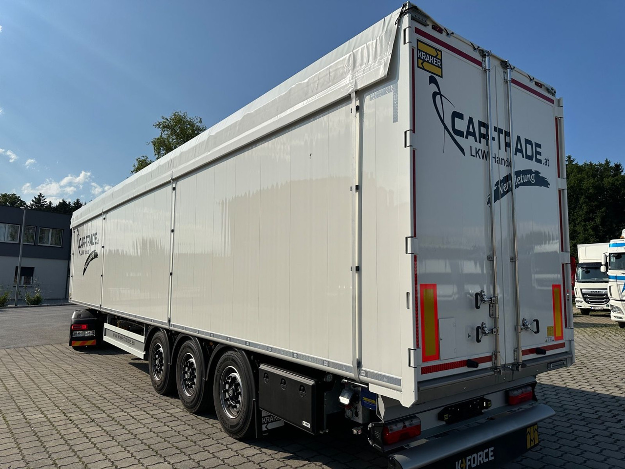 Kraker CF-200ZL Lift 92m³ Müllplane - Schubboden Auflieger: das Bild 3 Kraker CF-200ZL Lift 92m³ Müllplane - Schubboden Auflieger: das Bild 3
