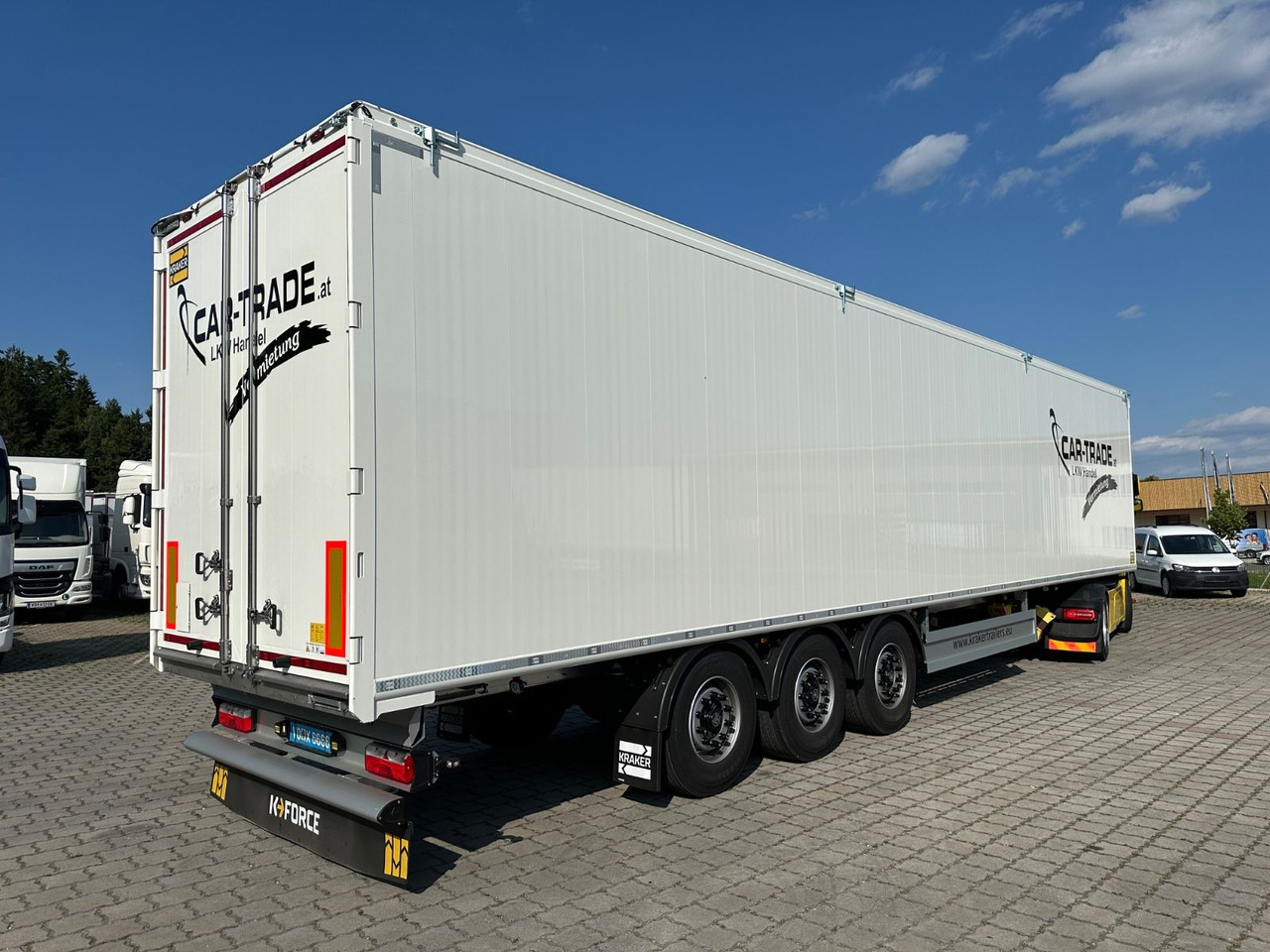 Kraker CF-200ZL Lift 92m³ Müllplane - Schubboden Auflieger: das Bild 4 Kraker CF-200ZL Lift 92m³ Müllplane - Schubboden Auflieger: das Bild 4