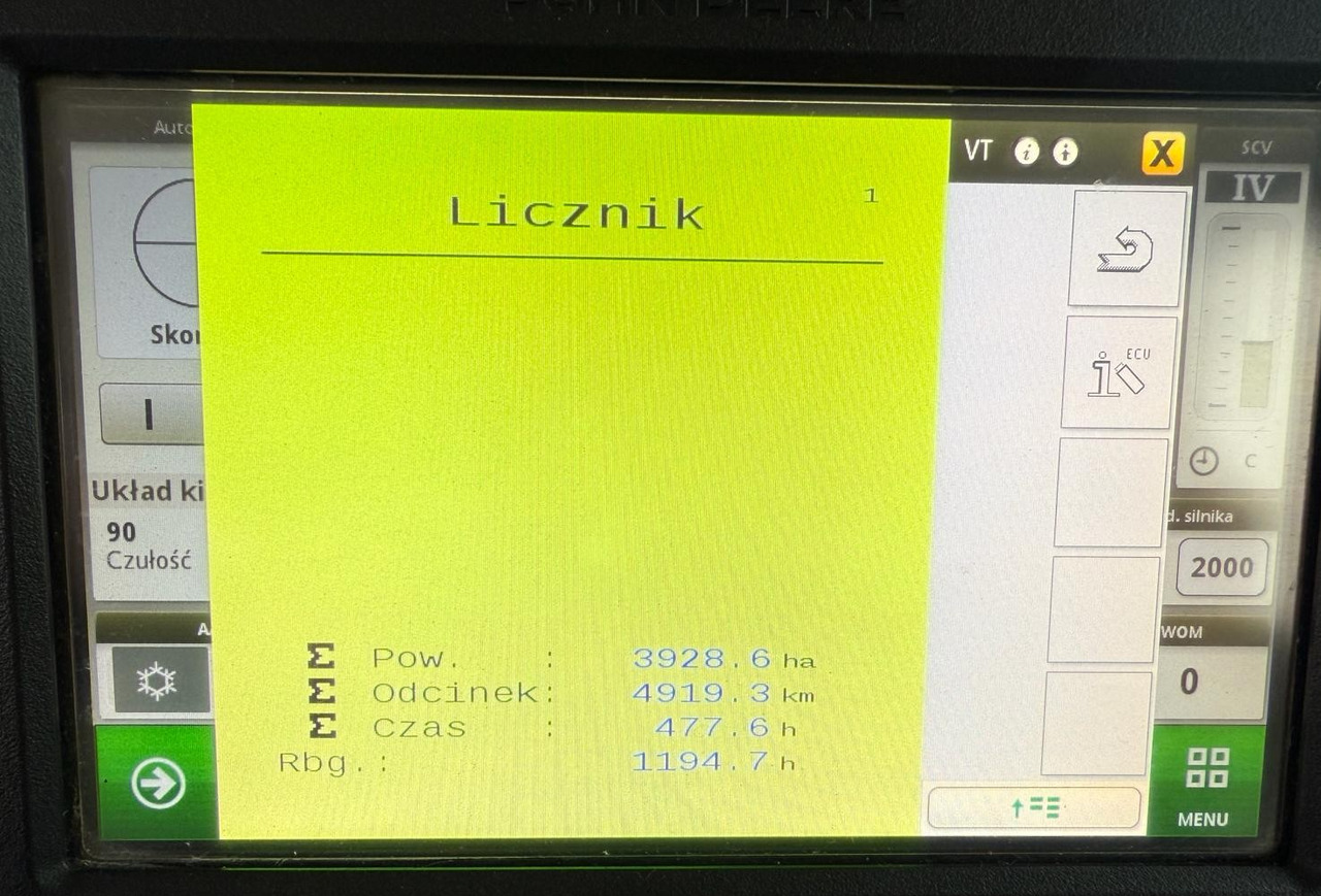 HORSCH SPRINTER 8 SW - 2014 ROK - 1194 H / 3928 HA - NAWOŻENIE - MiniDrill - Säkombination: das Bild 2 HORSCH SPRINTER 8 SW - 2014 ROK - 1194 H / 3928 HA - NAWOŻENIE - MiniDrill - Säkombination: das Bild 2