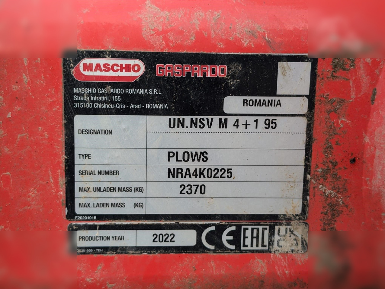 2022 MASCHIO FURIO VARIO XL - Pflug: das Bild 5 2022 MASCHIO FURIO VARIO XL - Pflug: das Bild 5