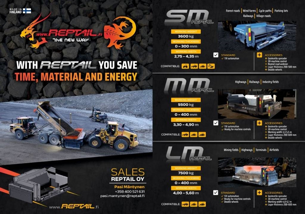 Reptail LM - Grader: das Bild 3 Reptail LM - Grader: das Bild 3