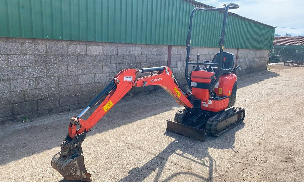 Kubota K 008-3 - Minibagger: das Bild 2 Kubota K 008-3 - Minibagger: das Bild 2