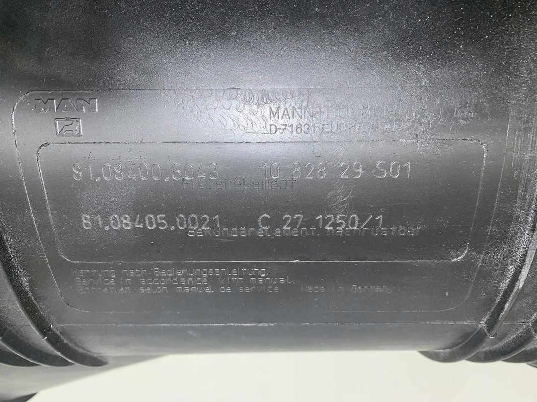 FILTR POWIETRZA OBUDOWA FILTRA MAN TGS TGX EURO 6 - Luftfilter für LKW: das Bild 5 FILTR POWIETRZA OBUDOWA FILTRA MAN TGS TGX EURO 6 - Luftfilter für LKW: das Bild 5