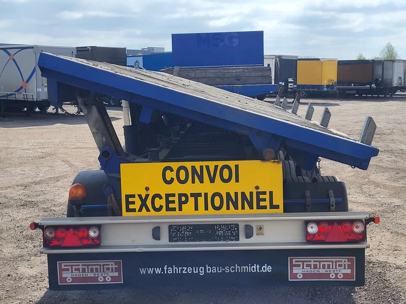 Schmidt SPT/65/Z/2,6 Schraglader Lift + Lenkachse 2008 - Container/ Wechselfahrgestell Auflieger: das Bild 3 Schmidt SPT/65/Z/2,6 Schraglader Lift + Lenkachse 2008 - Container/ Wechselfahrgestell Auflieger: das Bild 3