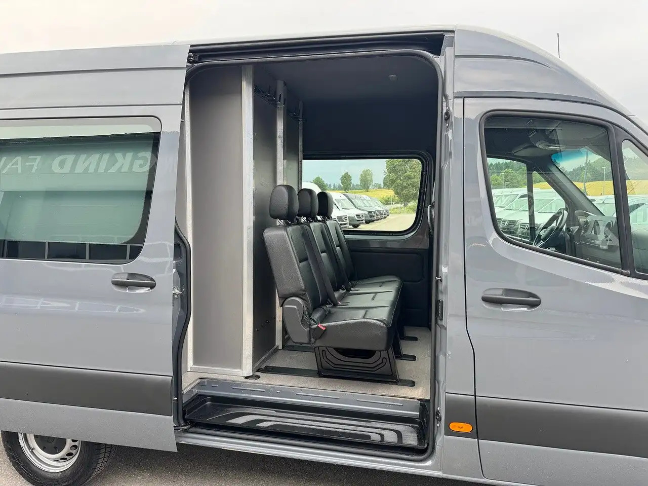 Kastenwagen, Transporter mit Doppelkabine Mercedes-Benz Sprinter 319 CDI Mixto Lang Hoch Klima AHK: das Bild 7