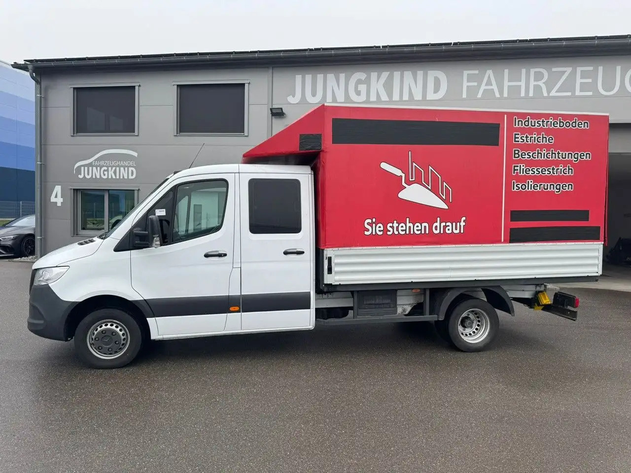 Mercedes-Benz Sprinter 516 CDI DoKa Maxi Lang AHK 3,5t Klima - Planen Transporter, Transporter mit Doppelkabine: das Bild 1 Mercedes-Benz Sprinter 516 CDI DoKa Maxi Lang AHK 3,5t Klima - Planen Transporter, Transporter mit Doppelkabine: das Bild 1