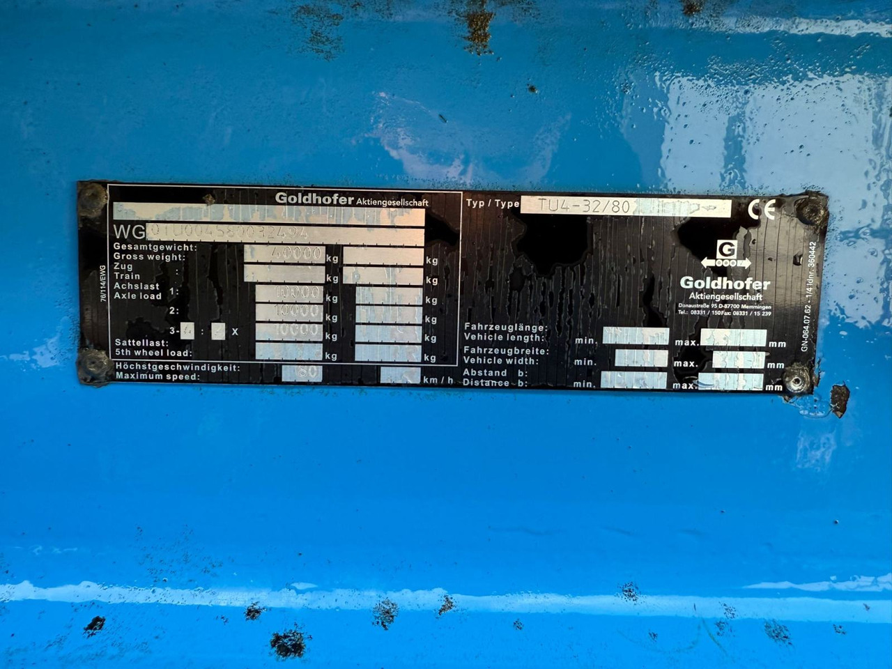 GOLDHOFER, 2010 god. - Tieflader Anhänger: das Bild 2 GOLDHOFER, 2010 god. - Tieflader Anhänger: das Bild 2