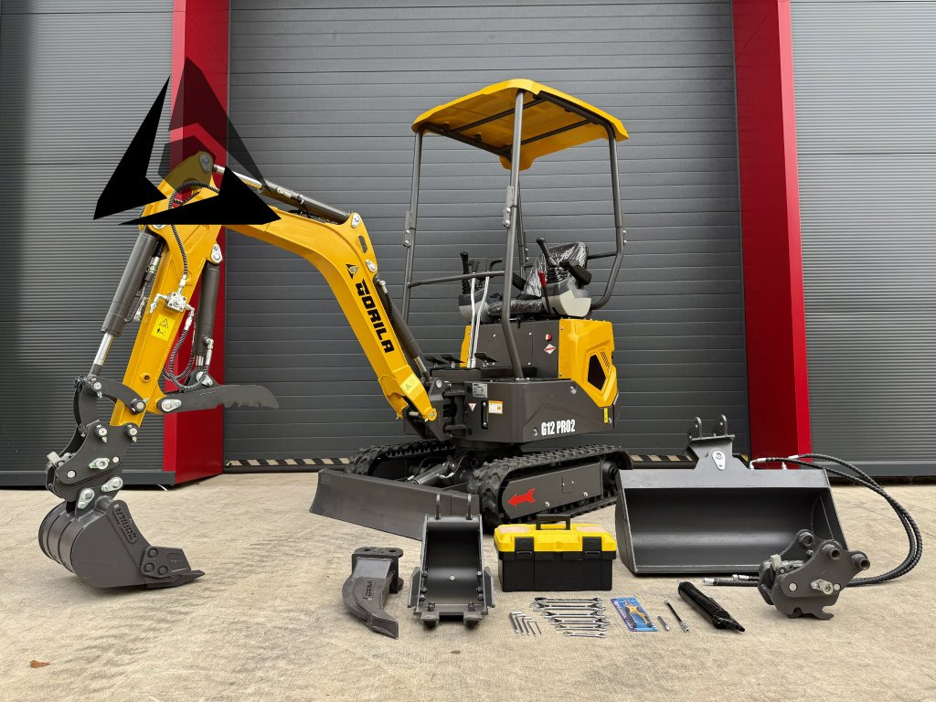 Pásový minibagr GORILA G12 PRO2 2026 - Minibagger: das Bild 1 Pásový minibagr GORILA G12 PRO2 2026 - Minibagger: das Bild 1