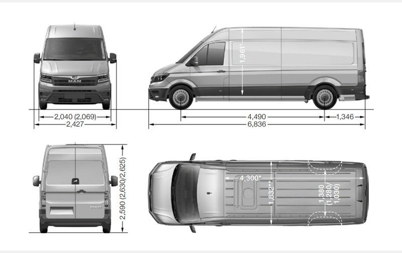 MAN TGE L4H3 MAN TGE L4H3 - Kastenwagen: das Bild 1 MAN TGE L4H3 MAN TGE L4H3 - Kastenwagen: das Bild 1